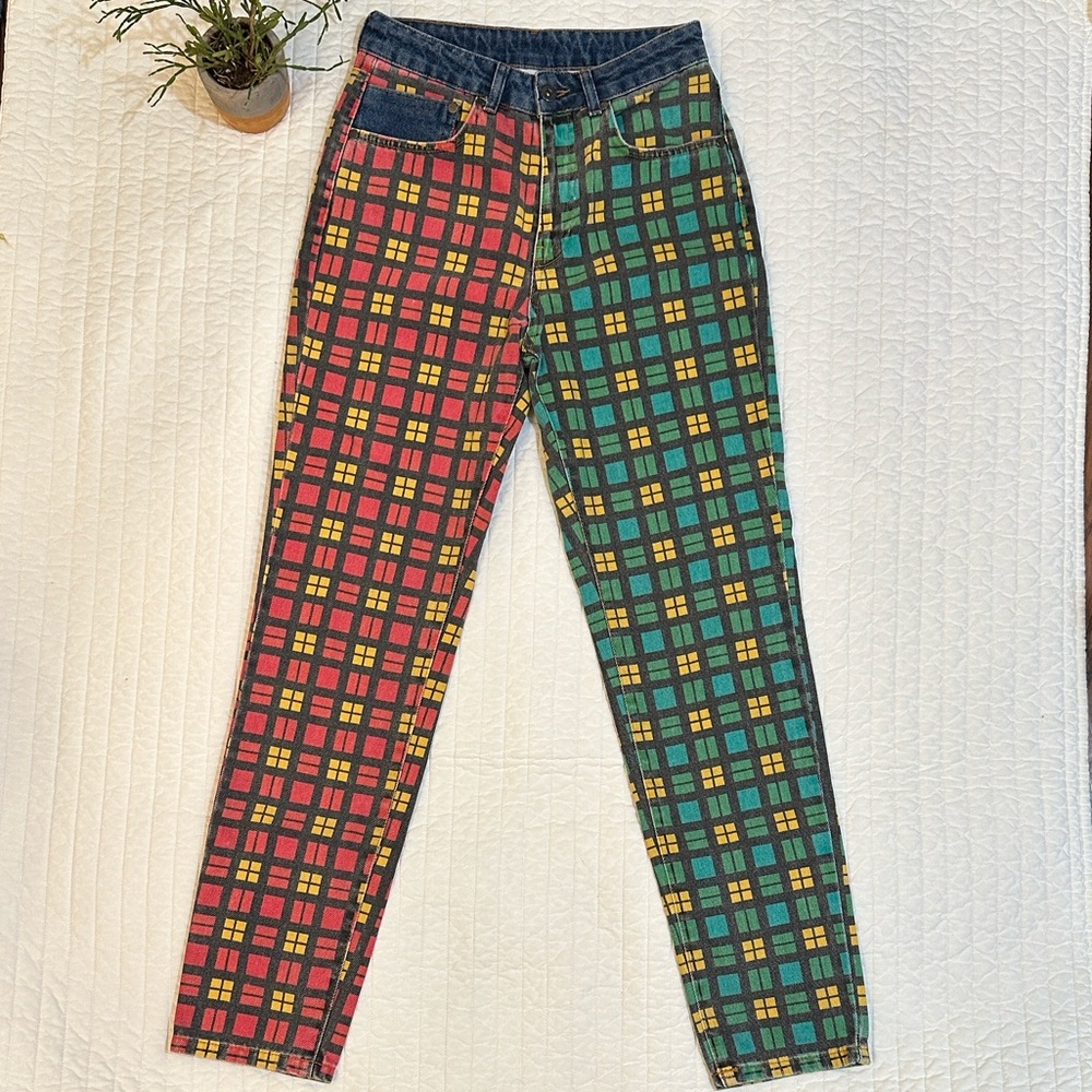 Ragged Priest Plaid Jeans
